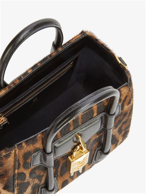 givenchy haircalf bag|Welcome Mini Antigona Lock bag in leopard print haircalf .